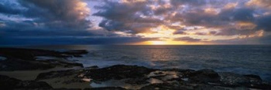 Makaha Beach Park, Oahu, Hawaii Photo Print by Panoramic Images - 36x12