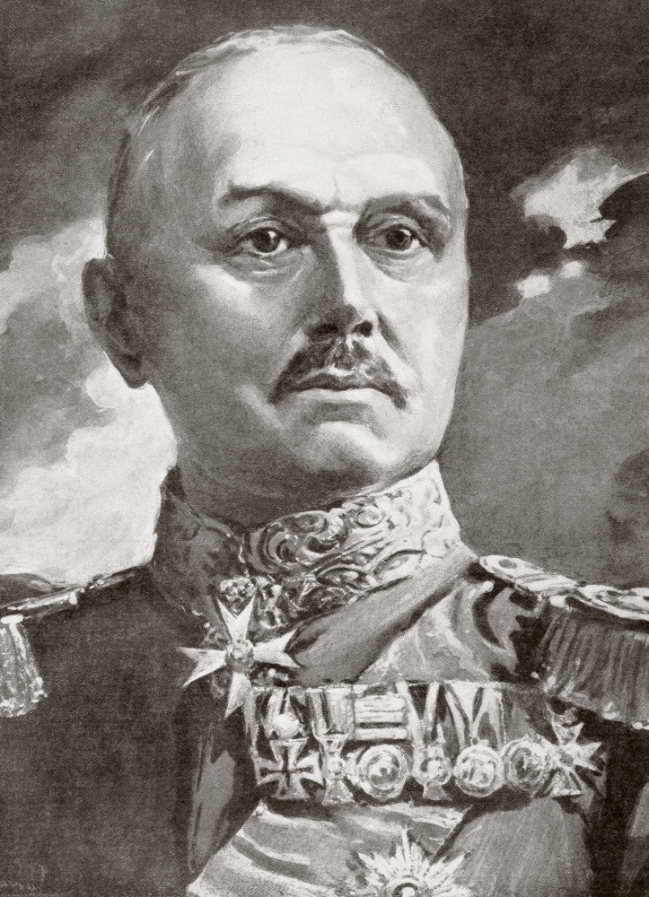 Alexander Heinrich Rudolph Von Kluck Fine Art Print from La Esfera, 1914 by Ken Welsh
