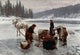 Laundering, A Winter's Day Fine Art Print by Jahn Ekenaes
