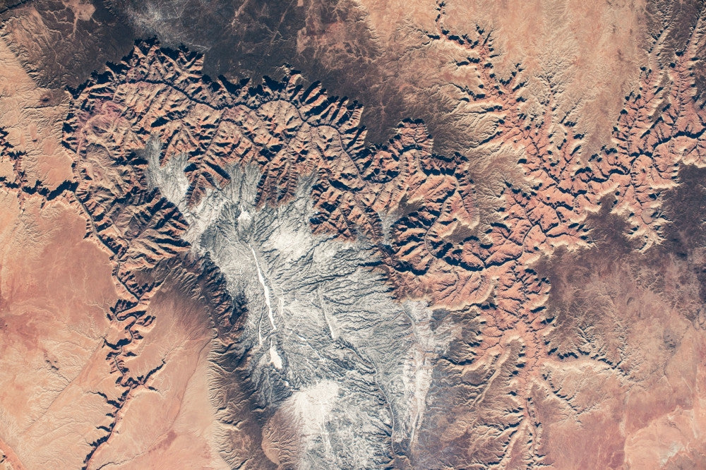 Satellite View of the Grand Canyon Art Print by Panoramic Images