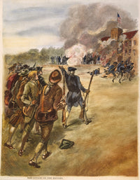 Rebels: Arsenal, 1787 - Historic Encounter Fine Art Print by Granger Collection