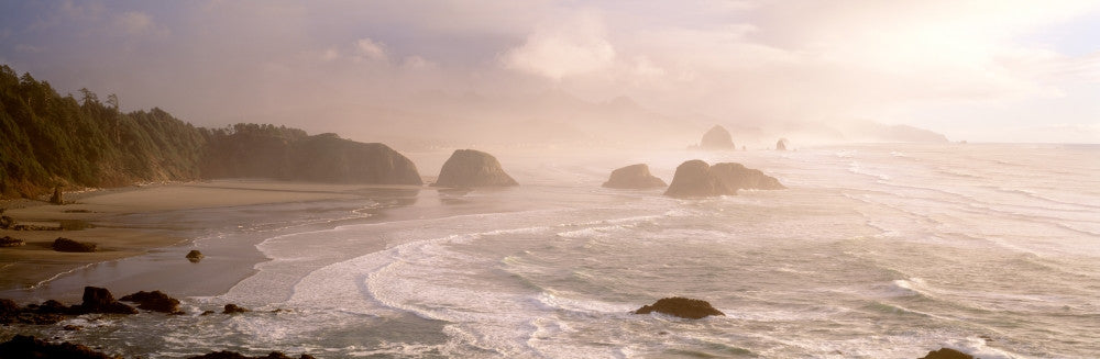 Rock Formations in the Ocean Fine Art Print - Ecola State Park, Cannon Beach, Oregon