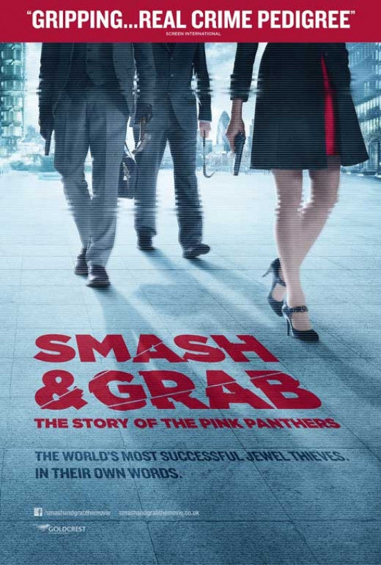 Smash and Grab The Story of the Pink Panthers Movie Poster in vibrant colors