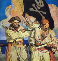 N.C. Wyeth Treasure Island Illustration Fine Art Print