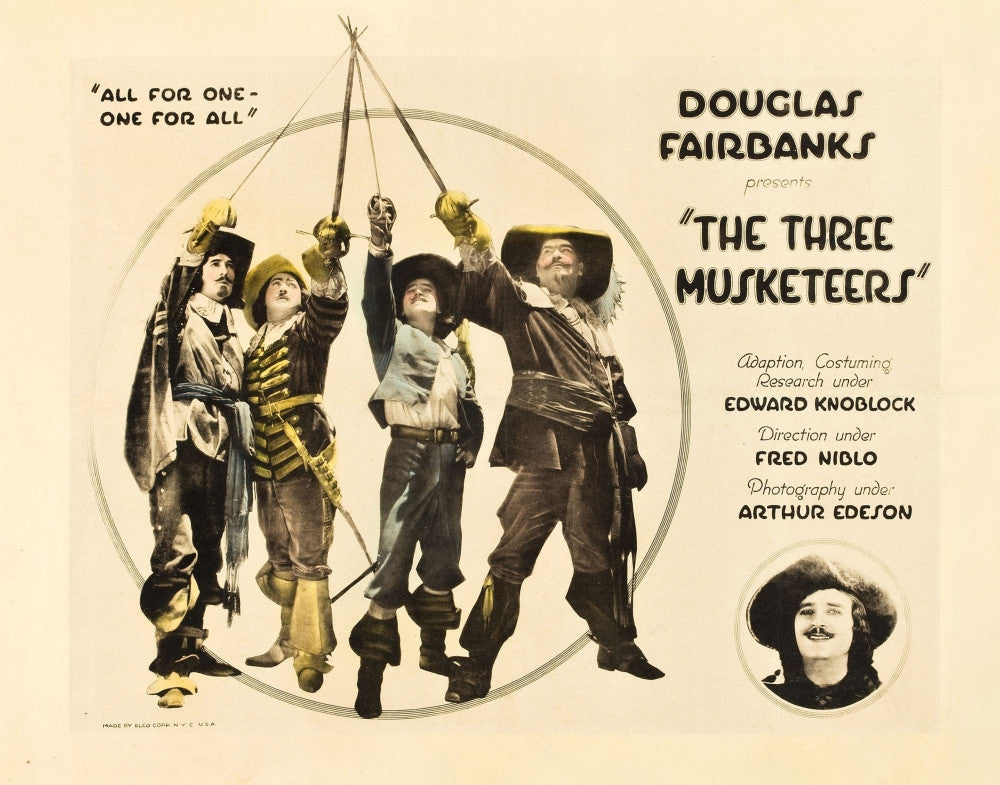 The Three Musketeers Movie Poster Print (1921) | Posterazzi