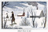 Great Snow of 1717 Fine Art Print by Granger Collection