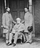 Robert E. Lee with Eldest Son and Aide Fine Art Print by Stocktrek Images