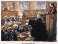 John Peter Zenger Trial Fine Art Print - Late 19th Century Drawing