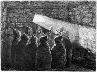 Inca Tomb Chulpa Fine Art Print - Line Engraving from 1869