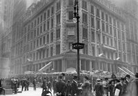 Nyc: Wall Street 1913 - Demolition of J.P. Morgan Bank Photograph by Granger Collection