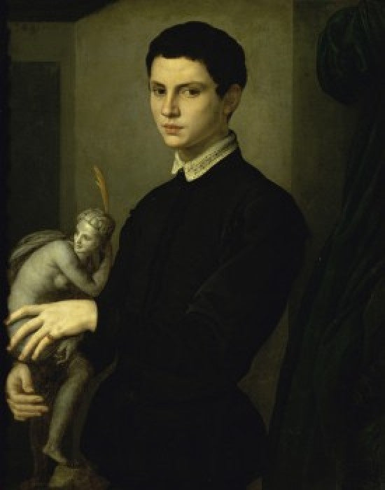 Portrait of a Sculptor Fine Art Print by Agnolo Bronzino