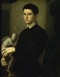 Portrait of a Sculptor Fine Art Print by Agnolo Bronzino