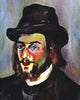 Erik Satie French Composer Oil on Canvas by Suzanne Valadon