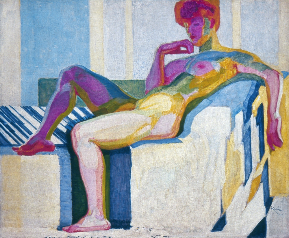 Planes by Colors - Large Nude Fine Art Print by Frantisek Kupka