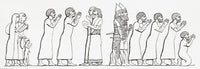 Captive Israelites Before Assyrian King Sennacherib Fine Art Print