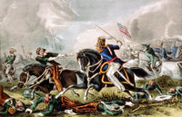 Mexican-American War, Battle of Churubusco, 1847 Fine Art Print by Science Source