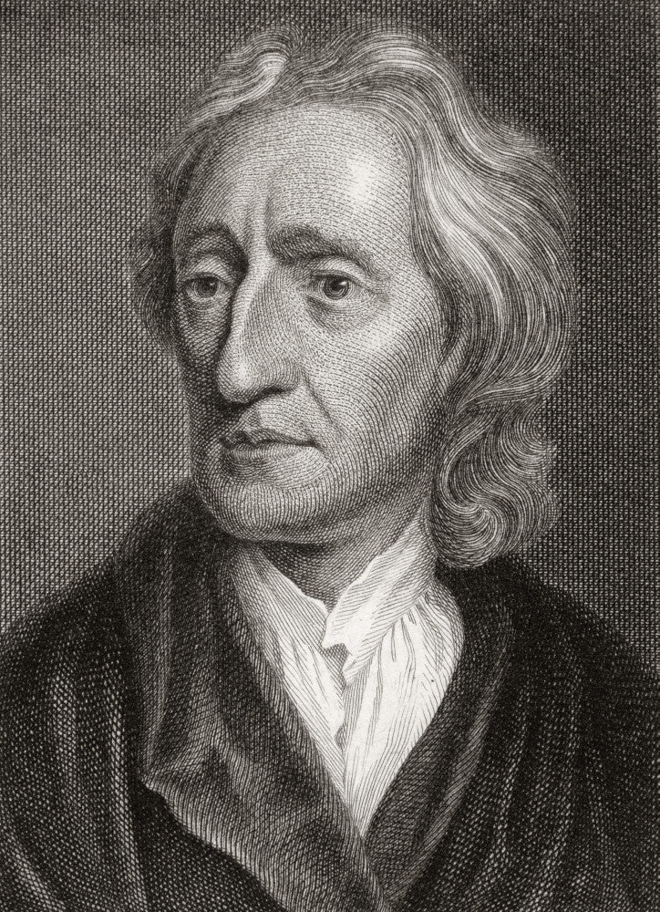 John Locke Fine Art Print - English Philosopher (12x17, 24x34)