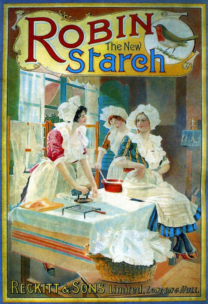 Robin Brand Starch Laundry Artwork Poster Print