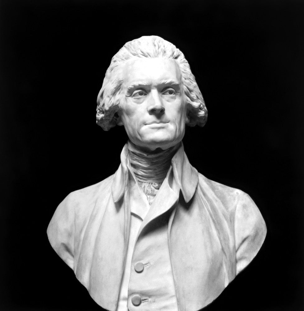 Thomas Jefferson Marble Bust Fine Art Print by Jean Antoine Houdon