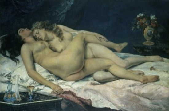 Sleep Fine Art Print by Gustave Courbet - Petit Palais, Paris