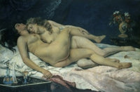 Sleep Fine Art Print by Gustave Courbet - Petit Palais, Paris