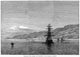 Italy: Trieste, 1866 - Miramare Castle Wood Engraving Poster Print