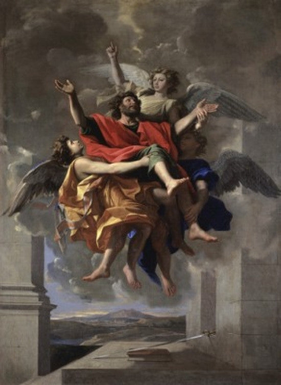 Ecstasy of St. Paul Fine Art Print by Nicolas Poussin - Louvre