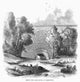Croton Aqueduct Over Mill River Fine Art Print - 1860 Wood Engraving