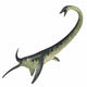 Elasmosaurus Aquatic Reptile Fine Art Print by Corey Ford