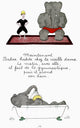 Babar Living with the Old Lady in France Fine Art Print by Jean De Brunhoff