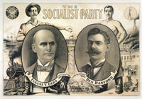 1904 Presidential Campaign Poster Print featuring Debs and Hanford