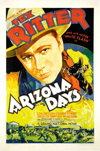 Arizona Days Movie Poster Masterprint (1937) - Tex Ritter