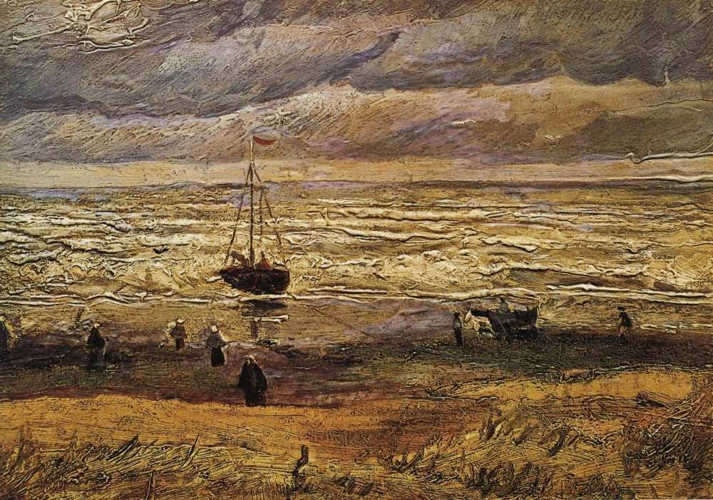 View of the Sea at Scheveningen Fine Art Print