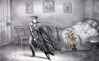 Villain at the Scene of the Murder of Helen Jewett - Fine Art Print