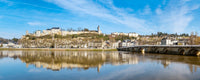 Chateau De Chinon Reflection Fine Art Print by Panoramic Images