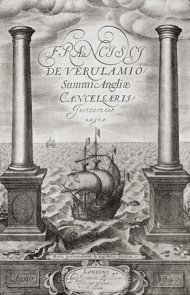Title Page of Francis Bacon's Instauration Magna Fine Art Print