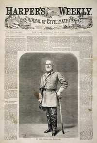 Civil War Front Page Print Featuring General Robert E. Lee | Granger Collection