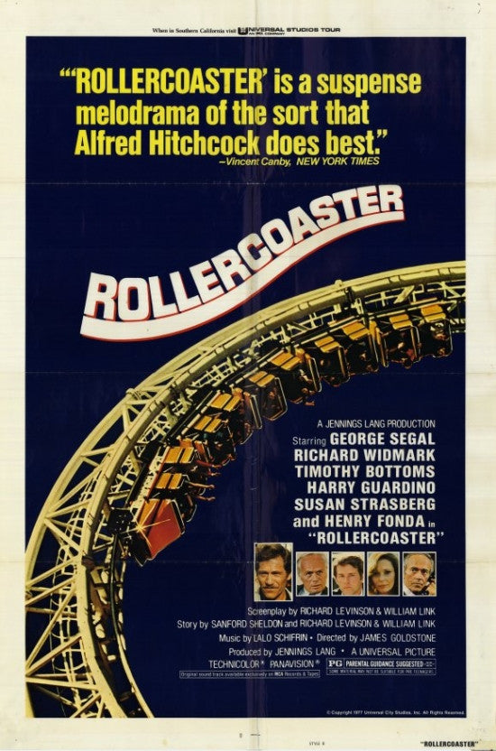 Rollercoaster Movie Poster - 11x17 Print | Posterazzi