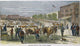 Chicago: Stockyards, 1868 Color Engraving Fine Art Print by Granger Collection