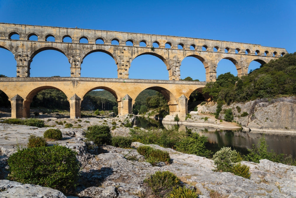 Pont du Gard Fine Art Print - Roman Aqueduct in France