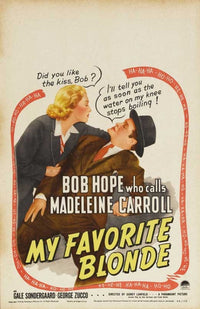 My Favorite Blonde Movie Poster Print (27x40) - Item # MOVAB88404