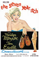 The Seven Year Itch Movie Poster Print Featuring Marilyn Monroe and Tom Ewell