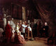 Benjamin Franklin in the Studio of Houdon Fine Art Print by Leon Marie C. Dansaert