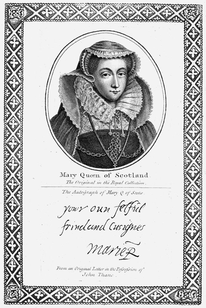 Mary, Queen of Scots Etching Print - 1819 | Posterazzi