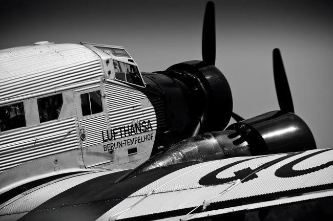 German Junkers Ju-52 Aircraft Fine Art Print by Timm Ziegenthaler