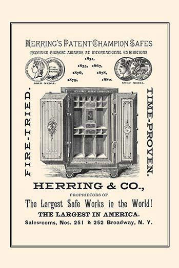 Advertising Insert Page Fine Art Print - Safe Manufacturer in New York