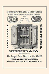 Advertising Insert Page Fine Art Print - Safe Manufacturer in New York