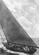 America's Cup 1920 - 'Shamrock IV' Poster Print by Granger Collection
