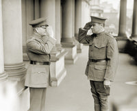 Babe Ruth Saluting John J. Pershing Fine Art Print - 1924