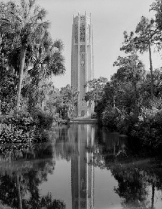 Bok Tower and Lagoon Fine Art Print from Lake Wales, Florida